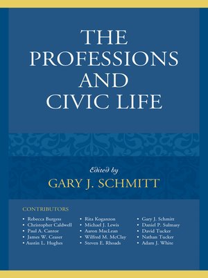cover image of The Professions and Civic Life